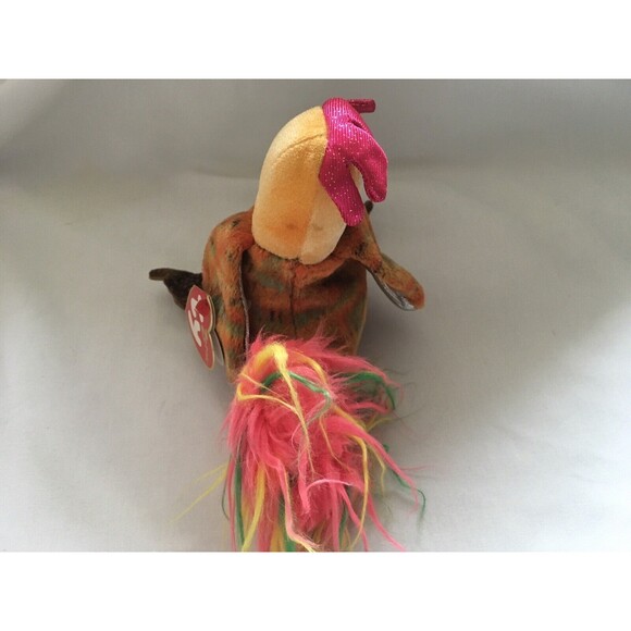Ty Beanie Baby ROOSTER - Chinese Zodiac Collectible Plush Farmhouse Decor - Picture 3 of 5